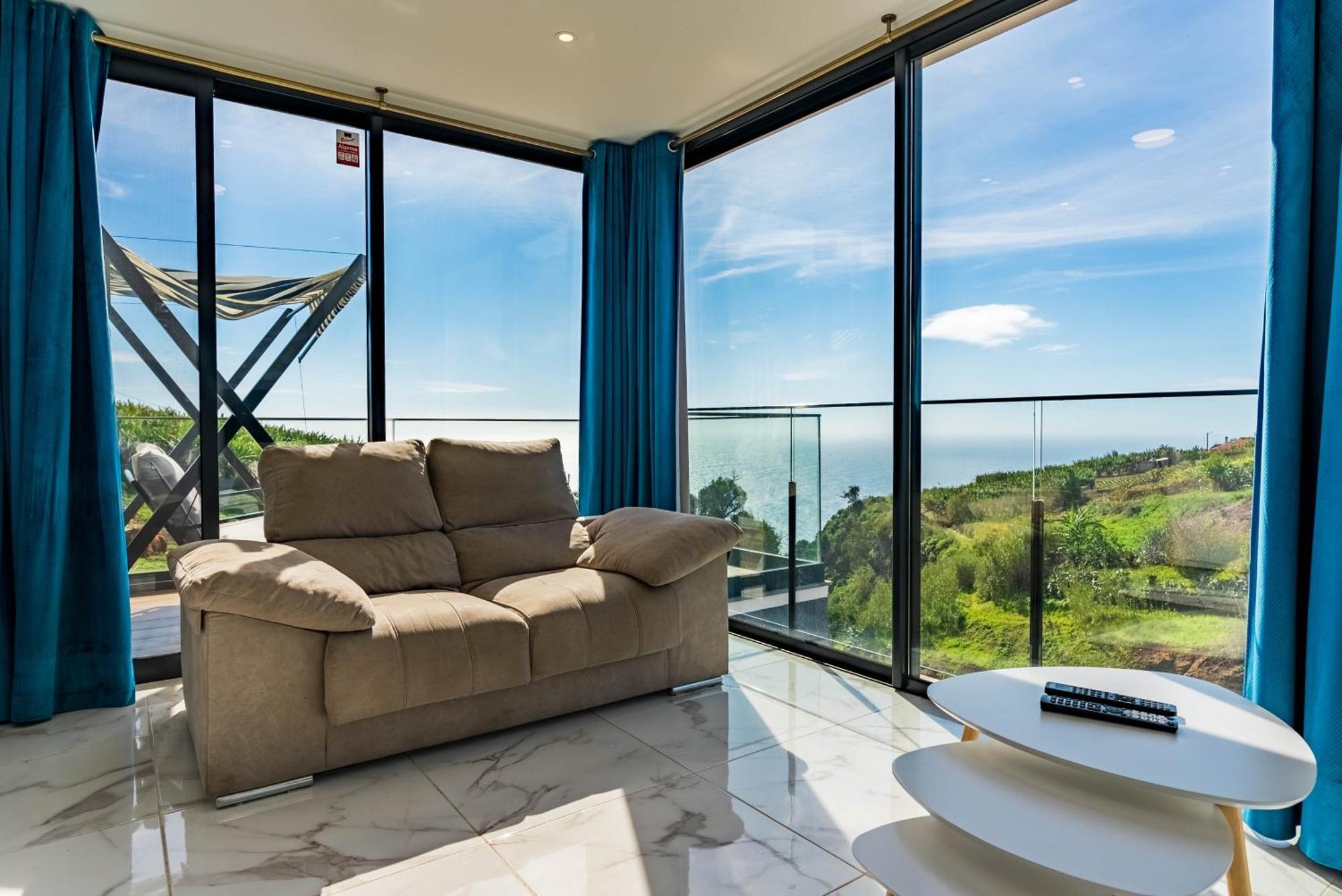 Appartamento Casa Branca, Beautiful Sea View Estreito Da Calheta Esterno foto