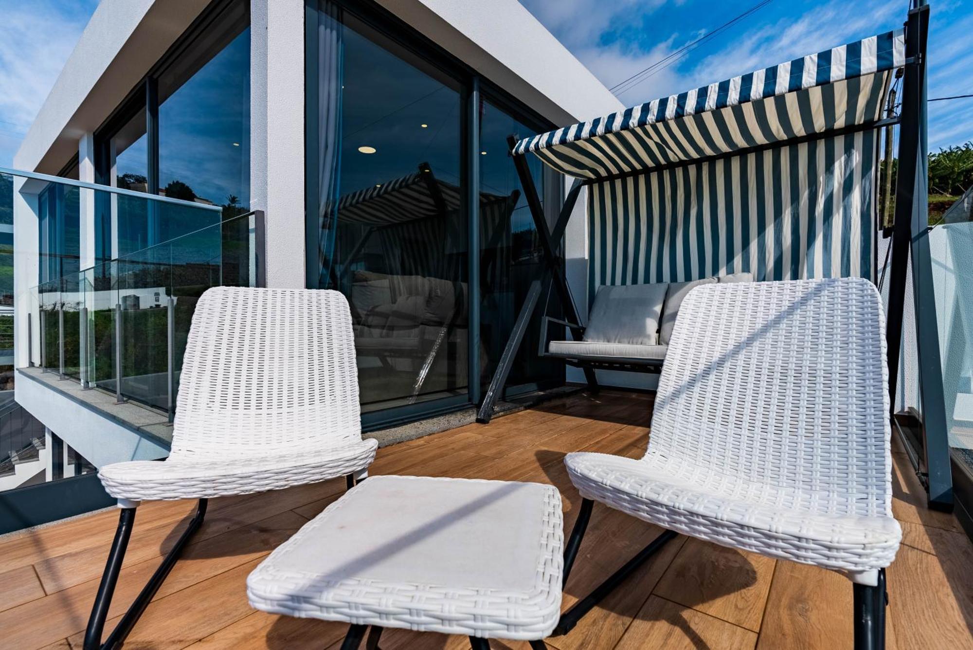Appartamento Casa Branca, Beautiful Sea View Estreito Da Calheta Esterno foto